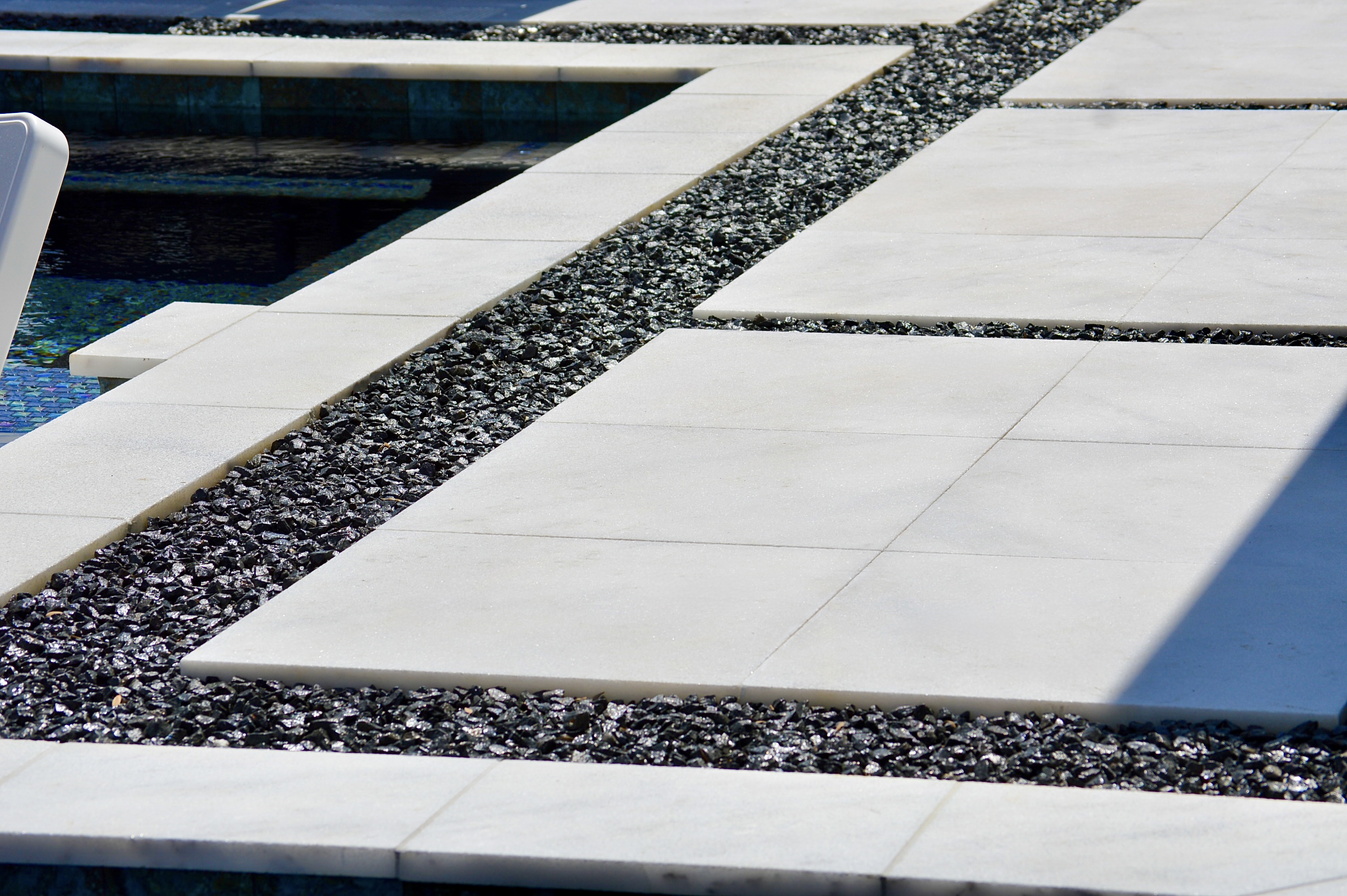 6001 White Sandblasted Marble